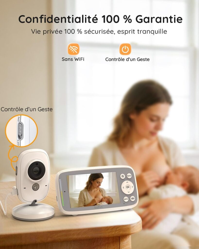 Babyphone 2 caméras : Vie privée sécurisée