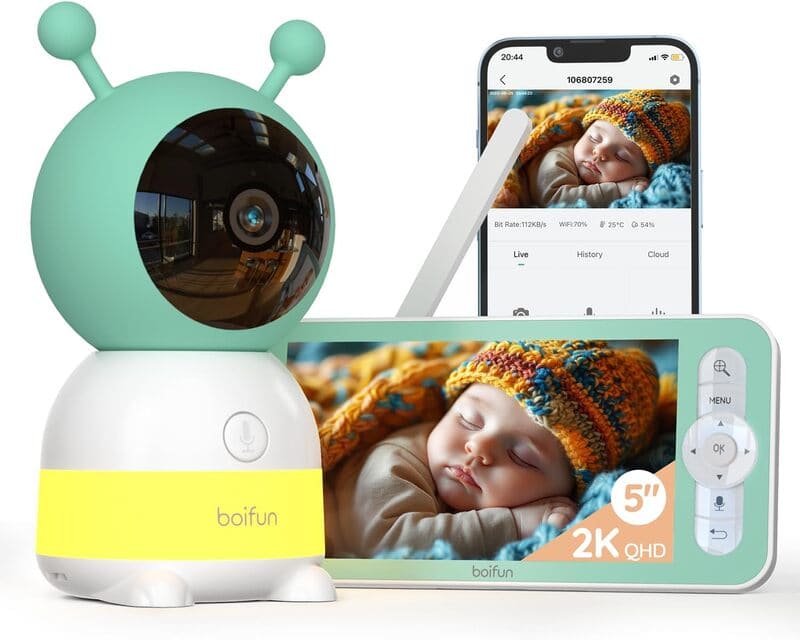 Babyphone connecté : BOIFUN Baby 6T