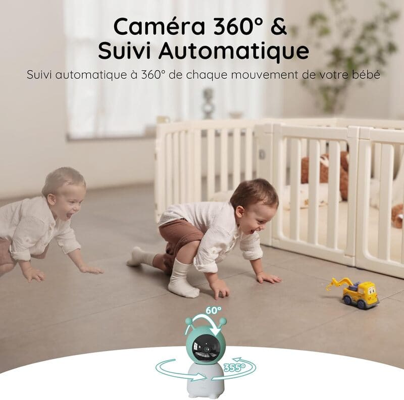 BOIFUN Baby 6T : suivi automatique des mouvement du bébé