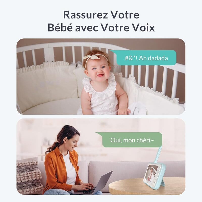 NETVUE Peekababy : communication bidirectionnelle