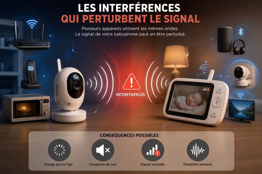 Image d'appareils qui interfèrent 