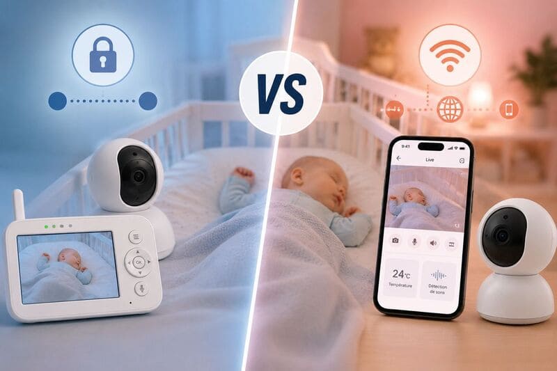 Babyphone connecté vs babyphone sans Wi-Fi : lequel choisir pour vraiment surveiller bébé ?