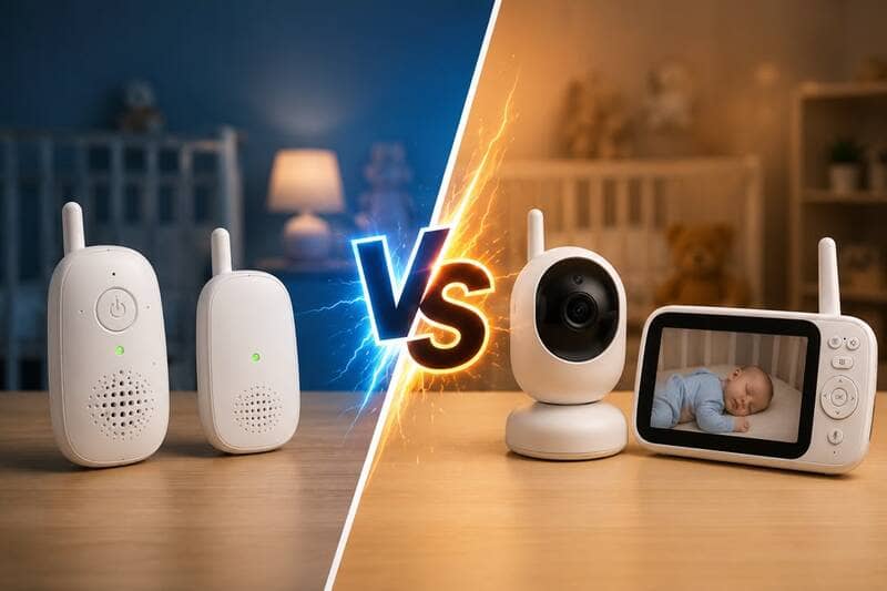 Faut-il choisir un babyphone avec caméra (vidéo) ou sans caméra (audio) ?